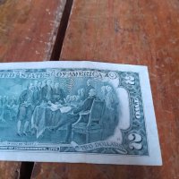 Банкнота Два долара, снимка 6 - Нумизматика и бонистика - 43366844