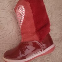 Agata Ruiz de la prada shoes Червени меки ботуши ботушки , снимка 4 - Детски боти и ботуши - 44139476