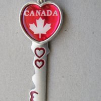 Метален ключодържател-ключ от Канада-серия- 21, снимка 3 - Други - 26997560