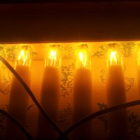 Ретро новогодишно осветление, ел. свещички за елха, снимка 4 - Колекции - 37129242