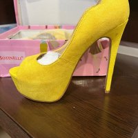 Дамски високи обувки, снимка 6 - Дамски обувки на ток - 43156055