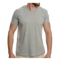 Нова мъжка изчистена тениска в сив цвят, снимка 1 - Тениски - 37670413