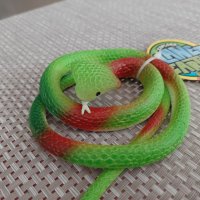 изкуствена силиконова реалистична екзотична змия, снимка 2 - Други - 39218189
