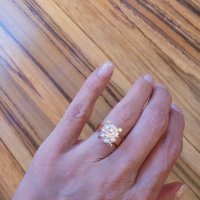 Златен пръстен, снимка 8 - Пръстени - 43254378