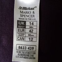 Дамска тениска в лилаво Marks & Spencer, снимка 2 - Тениски - 32233894