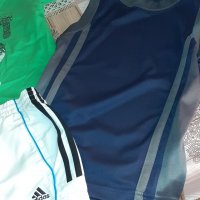 Nike зелена тениска и потник, снимка 2 - Детски тениски и потници - 37034588