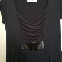 Ежедневна черна дамска рокля М размер , снимка 4 - Рокли - 32785766