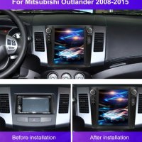 Mitsubishi Outlander 2008-2015-9.7" ВЕРТИКАЛНА НАВИГАЦИЯ, снимка 2 - Аксесоари и консумативи - 44082143