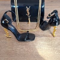 Yves Saint Laurent Луксозни дамски сандали, обувки, чанти YSL, снимка 16 - Дамски обувки на ток - 40911702