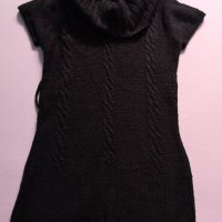 Плетена черна туника, снимка 1 - Туники - 27874078