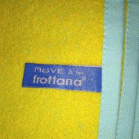 Голяма луксозна хавлиеноплюшена  кърпа на фирмата move for frottana, снимка 5 - Хавлиени кърпи - 37250326