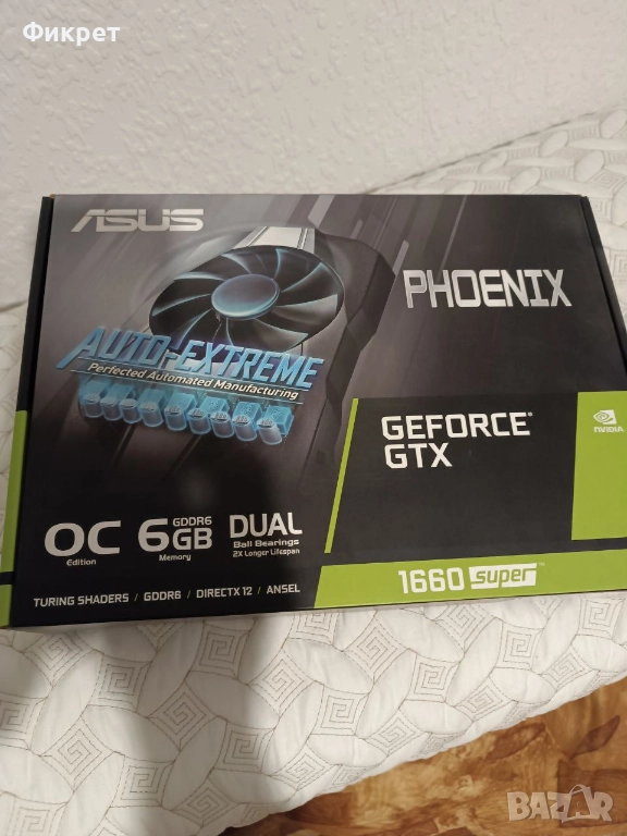 asus geforce gtx 1660 super, снимка 1