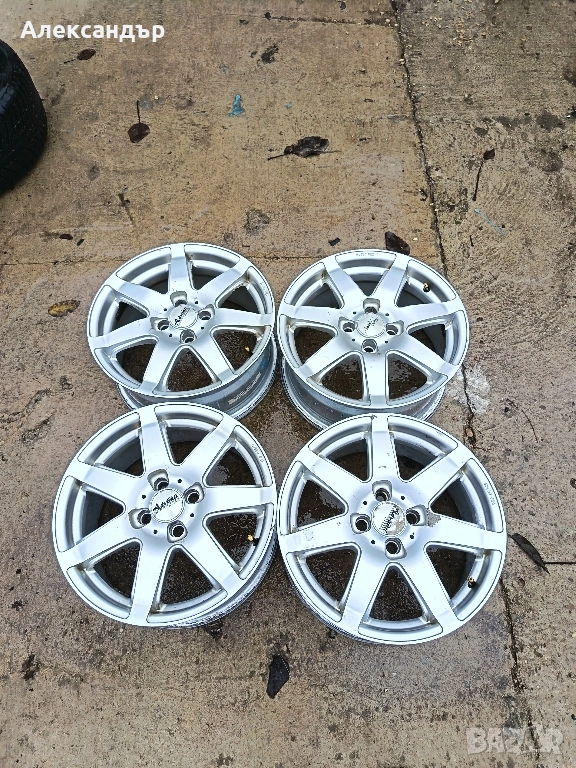 джанти 4*100 волксвагрн, опел, рено, шкода, ауди, vw, renaut, audi, skoda, снимка 1