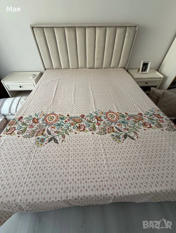 Спално бельо с покривка за легло Караca, снимка 1