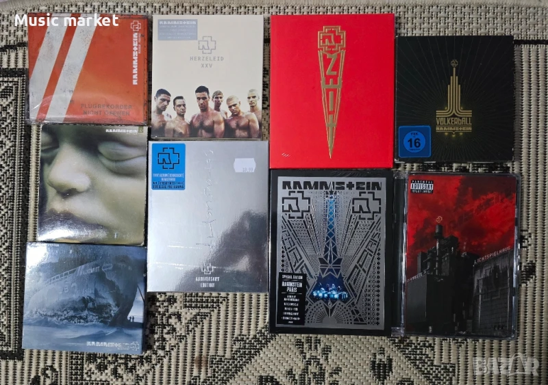 Rammstein  оригинални дискове с музика ., снимка 1