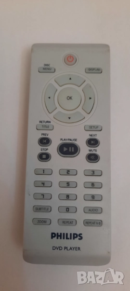 Оригинално дистанционно управление PHILIPS DVD Player 3141 0793 6321, снимка 1