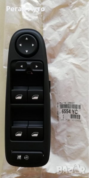 6554YC,96639382ZD,Панел управление ел.стъкла CITROEN C4 PICASSO-2007, снимка 1