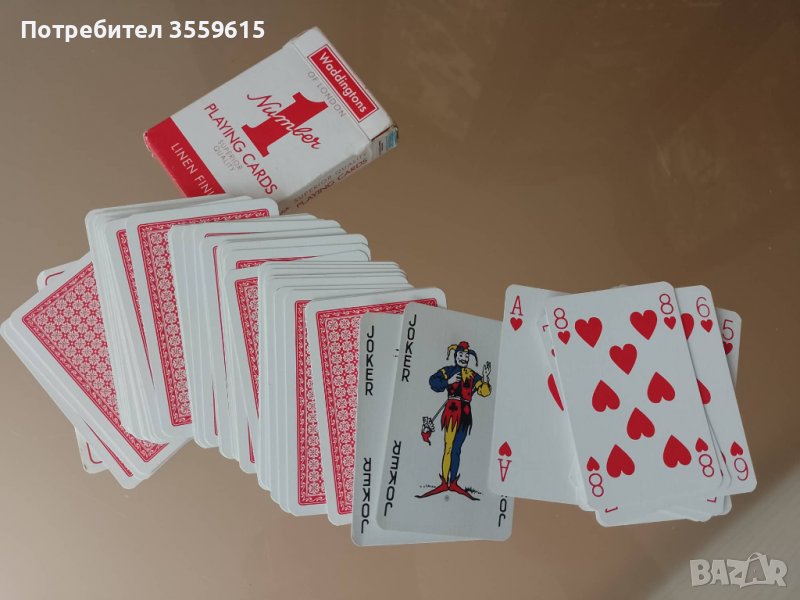пластик карти за игра от Лондон, снимка 1