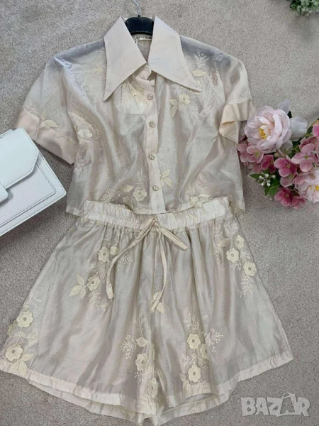 дамски комплект риза и панталонки , снимка 1