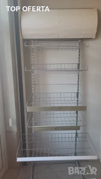 Стелаж подвижни кошници с лого 225 х 96 х 55 см, снимка 1