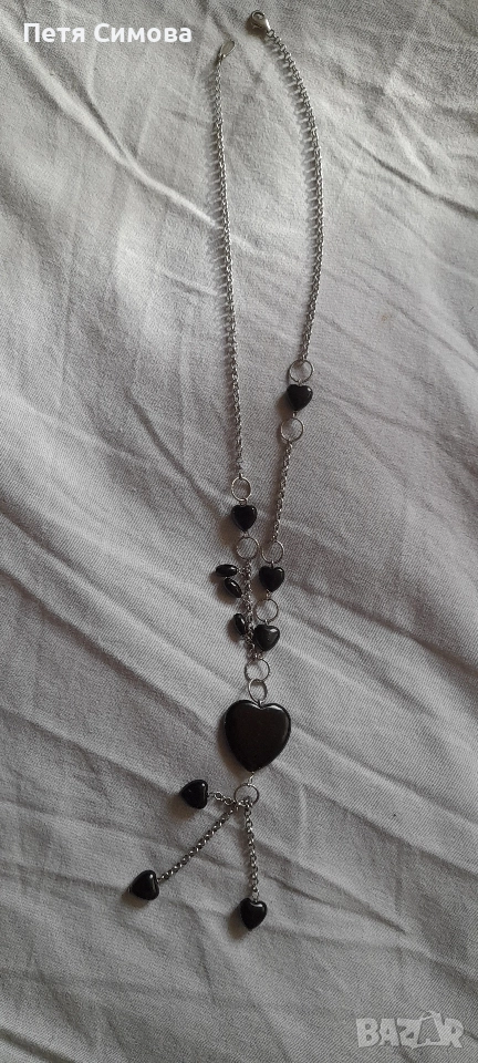 сребърно колие , снимка 1