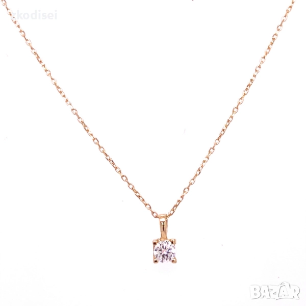 Златно колие 1,41гр. 42,0см. 14кр. проба:585 модел:34445-6, снимка 1