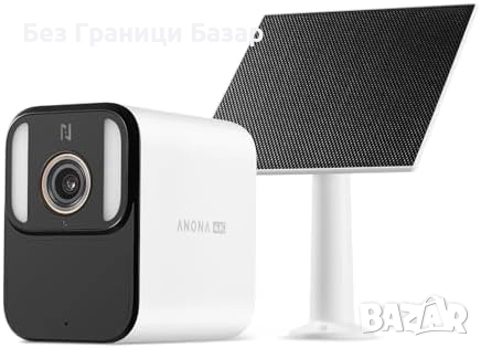 Нова 4K соларна камера Anona за външна сигурност с Wi-Fi свързаност, снимка 1