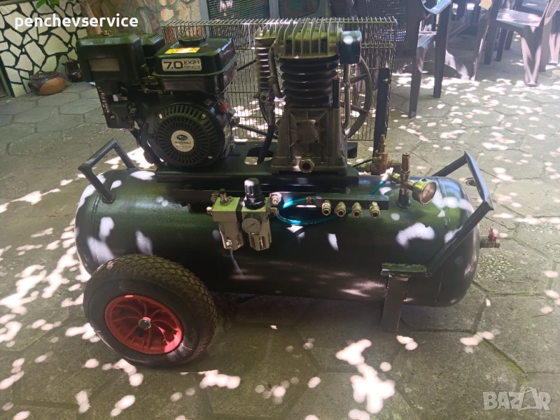 мобилен компресор 200литра, снимка 1