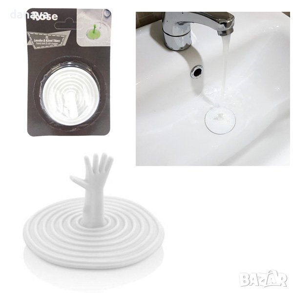 1784 Забавна тапа за мивка ръчичка запушалка, снимка 1