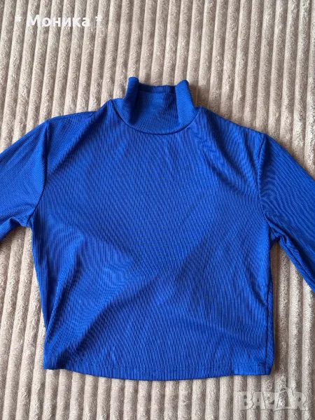 Синя блуза Bershka, снимка 1