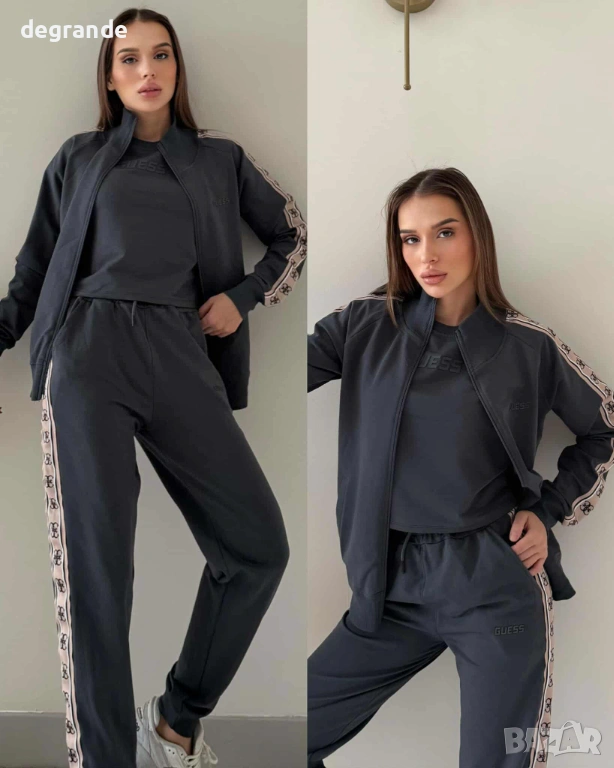 Дамски Памучни екипи Guess 3 части, снимка 1