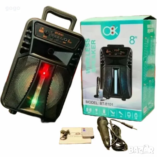 преносима тонколона с микрофон , снимка 1