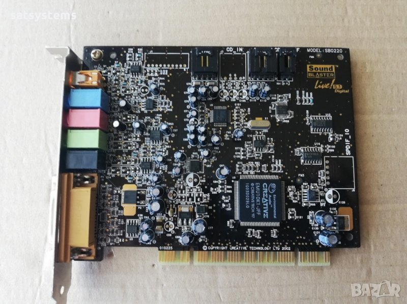 Звукова карта Creative Sound Blaster SB0220 PCI, снимка 1