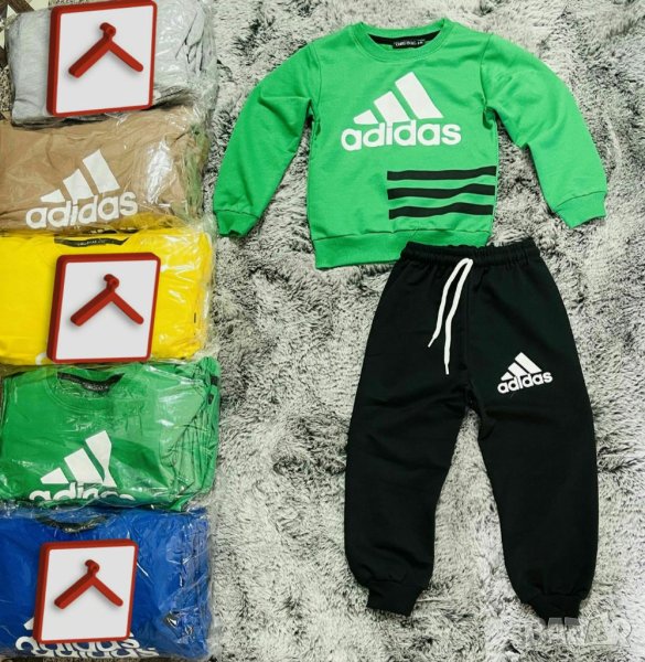 Детски памучни комплекти Adidas 3/7/9г. 2 Разцветки , снимка 1