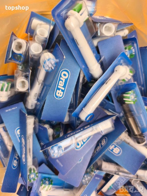 Оригинални запечатани накрайници за четка за зъби орал би, oral-b. Цена за брой, Налични 80 броя, снимка 1