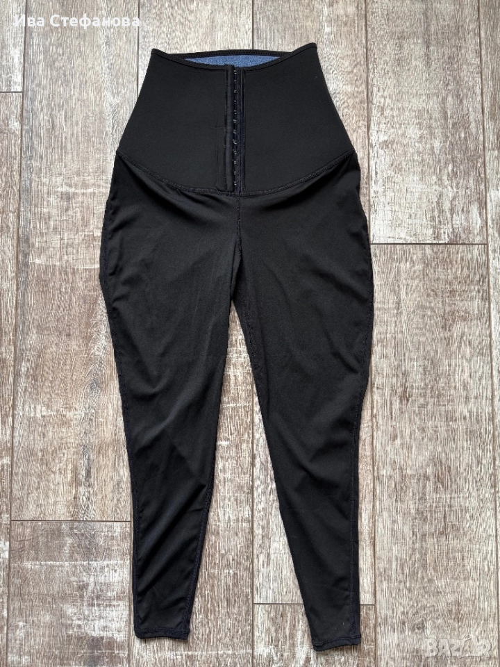 Структуриращ нов оформящ талията черен висока талия  еластичен клин тип корсет , снимка 1