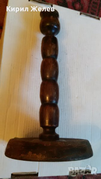 Свештник стар дървен 21555, снимка 1