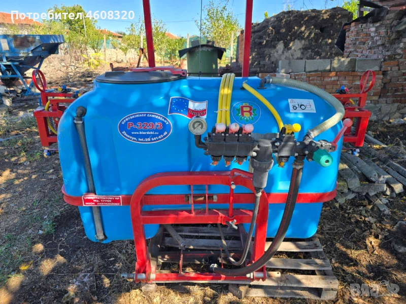 пръскачка Biardzкi 600л., снимка 1