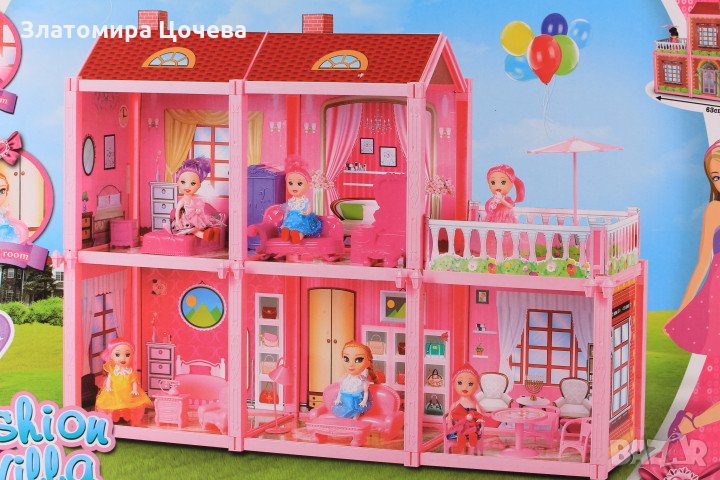 Двуетажна къща за кукли, снимка 1