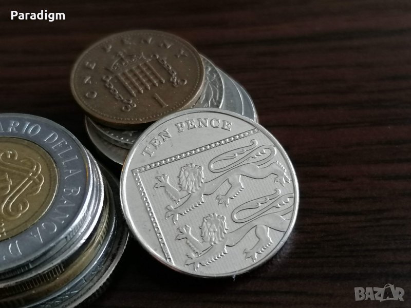 Монета - Великобритания - 10 пенса | 2014г., снимка 1