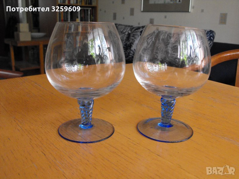 Чаши за коняк, 2 броя., снимка 1