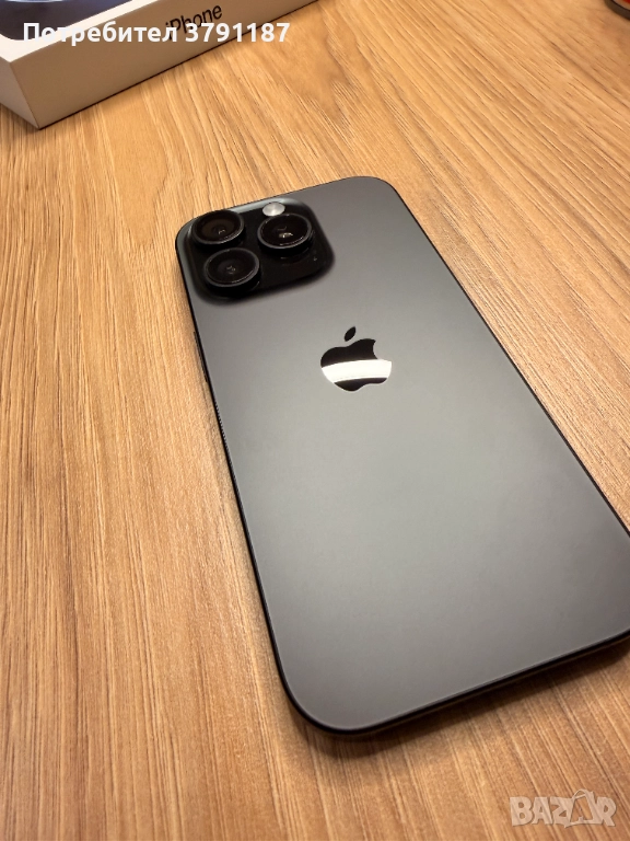 iPhone 16 Pro 256GB, Black Titanium – Отлично състояние, 95% бат., снимка 1