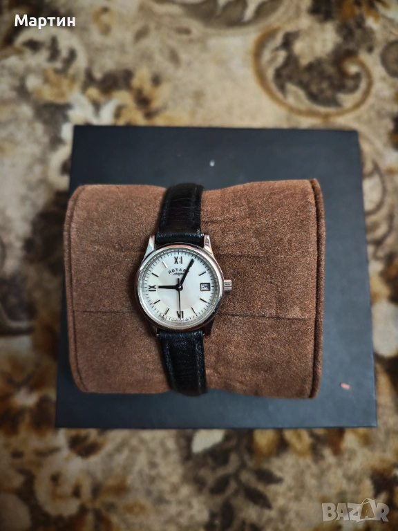 Дамски часовник ROTARY Mother of Pearl Dial Date Quartz, снимка 1