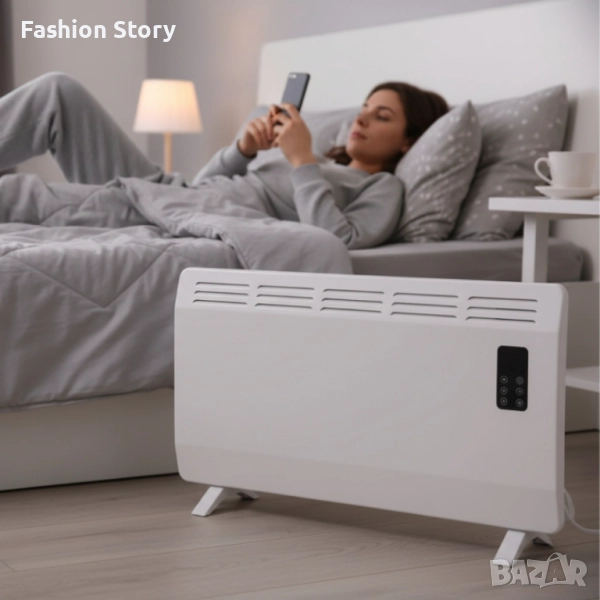 Конвектор Voltz OV51974D – 2400W, Wi-Fi управление, LED дисплей и таймер, снимка 1