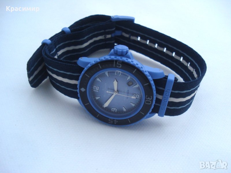 Мъжки автоматичен кварцов часовник BLANCPAIN Х SWATCH, снимка 1