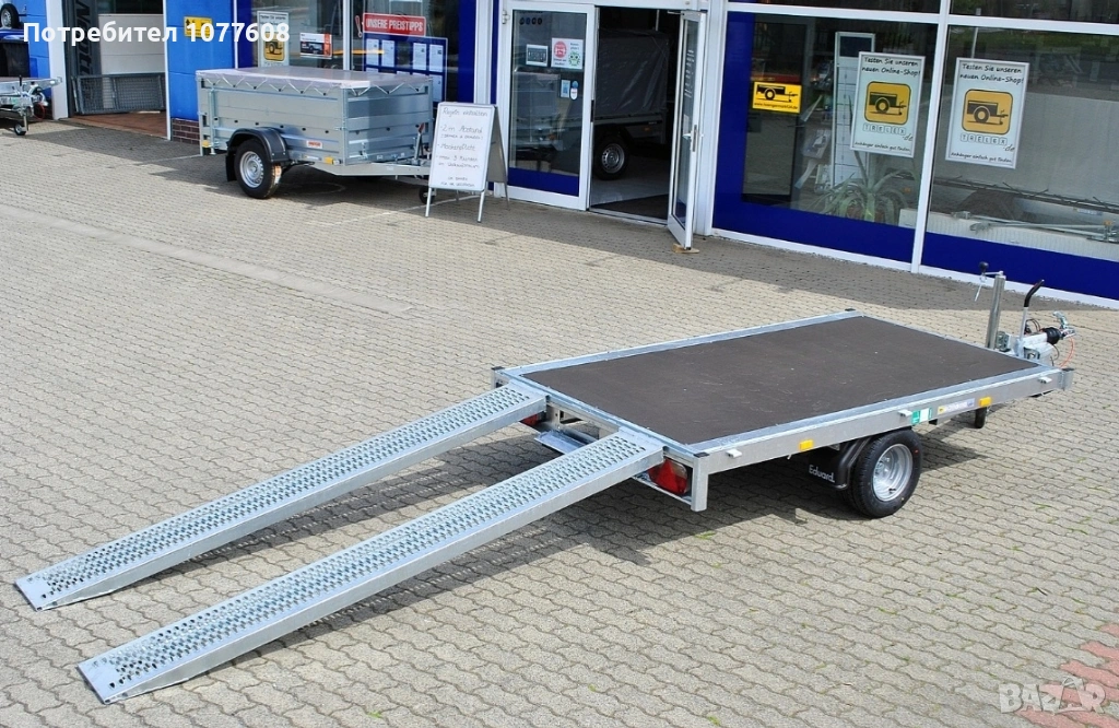 Ремарке /платфома за ATV до 750кг, снимка 1