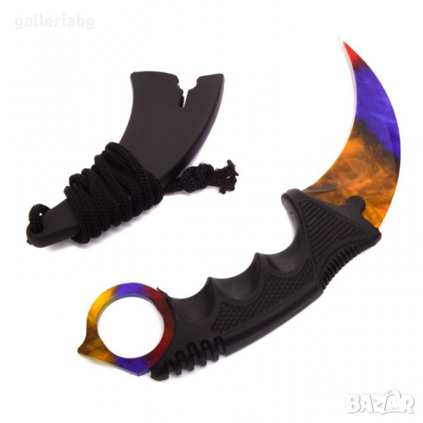 Нож карамбит - Цветен , снимка 1