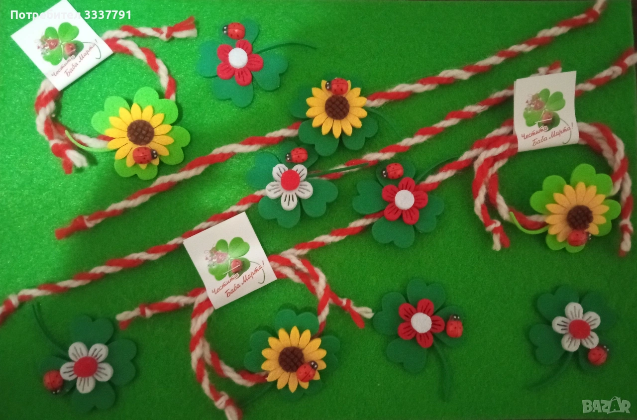 Мартеници ръчна изработка, снимка 1