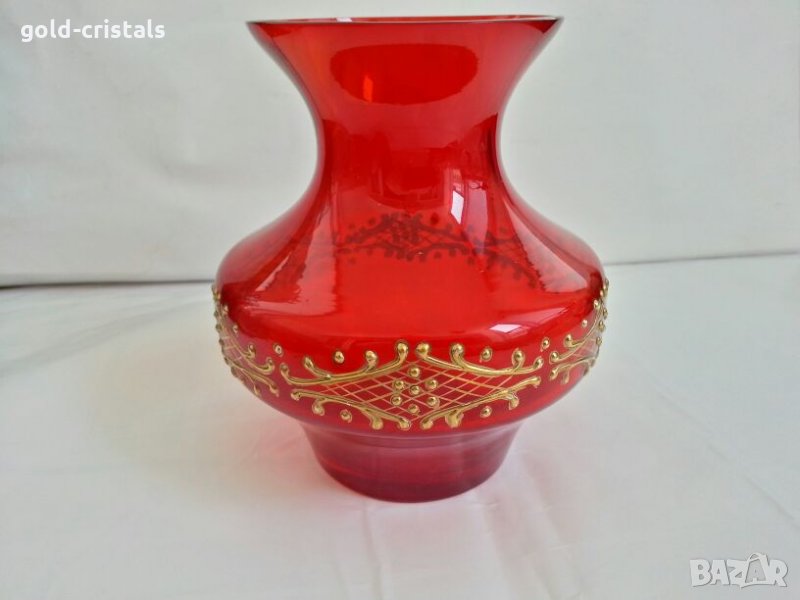 ваза с позлата, снимка 1