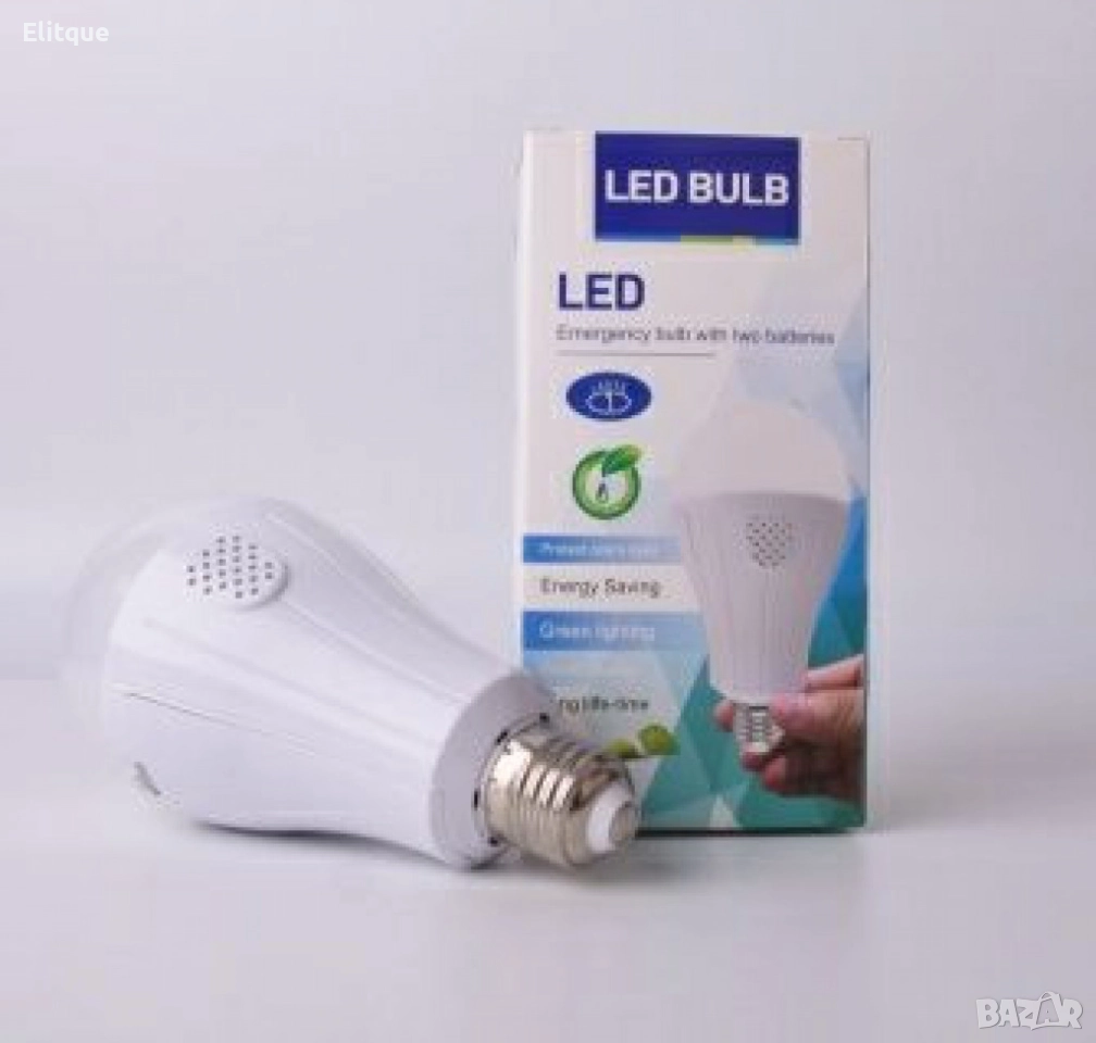 Презареждаща Енергоспестяваща LED аварийна крушка Дубай !, снимка 1